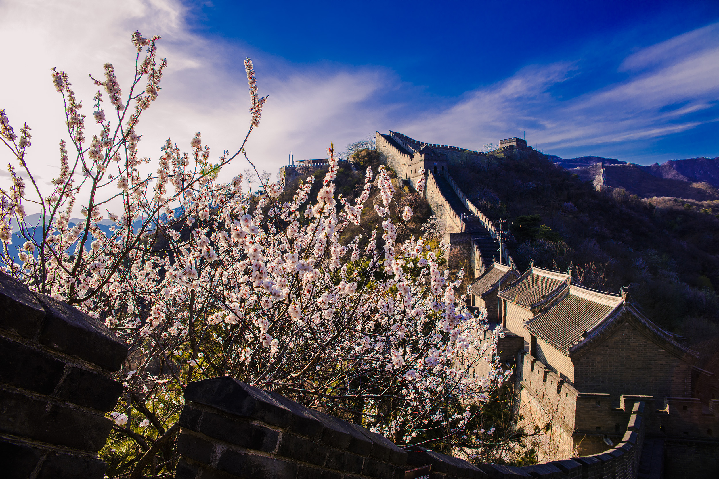 Watchtowers: Mutianyu Great Wall is densely popula